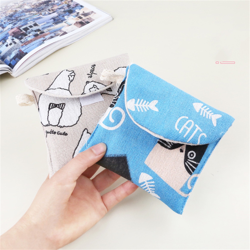 Túi Đựng Băng Vệ Sinh / Mỹ Phẩm Tiện Dụng Dành Cho Nữ