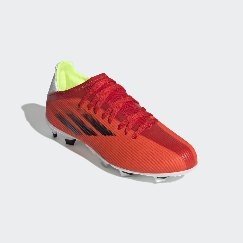 Giày adidas FOOTBALL/SOCCER Unisex trẻ em X Speedflow.3 Firm Ground Boots Màu đỏ FY3304