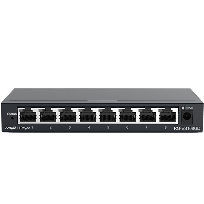 Thiết bị mạng Switch Ruijie Reyee RG-ES108GD 8-Port Gigabit unmanaged Switch