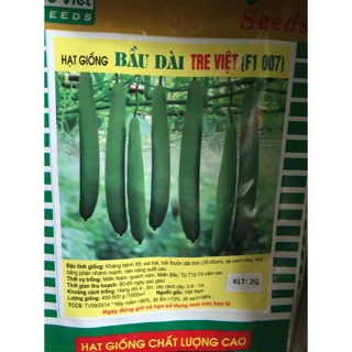 Hạt giống bầu dài 2g
