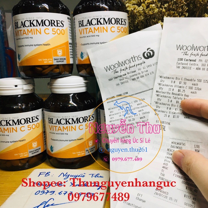 Viên uống Vitamin C Blackmores 120 viên