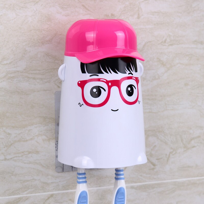 Giá treo bàn chải đánh răng gắn tường ECOCO không cần khoan hình nhân vật hoạt hình dễ thương cho phòng tắm