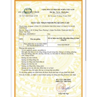 10 GÓI SIRO ĂN NGON BABYPLUS (BABY PLUS) GÓI LẺ DÙNG THỬ