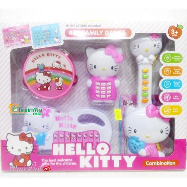 Bộ 3 nhạc cụ Kitty #1203 | TẠI HÀ NỘI