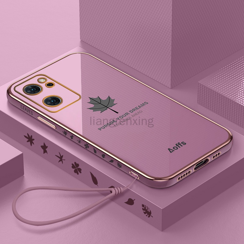 Ốp lưng oppo reno 7 5g Ốp Điện Thoại Bằng Chất Liệu silica gel Mềm Mạ Điện Dành Cho oppo reno 7 5g Chống Sốc