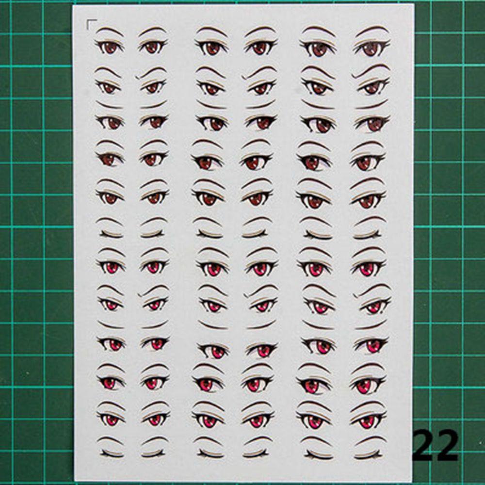 1 Tấm Sticker Dán Cho Búp Bê Dễ Thương Bắt Mắt