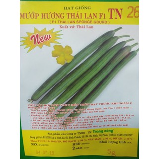 Giống Mướp hương Thái Lan F1 Trái Dài 264 Gói 5g