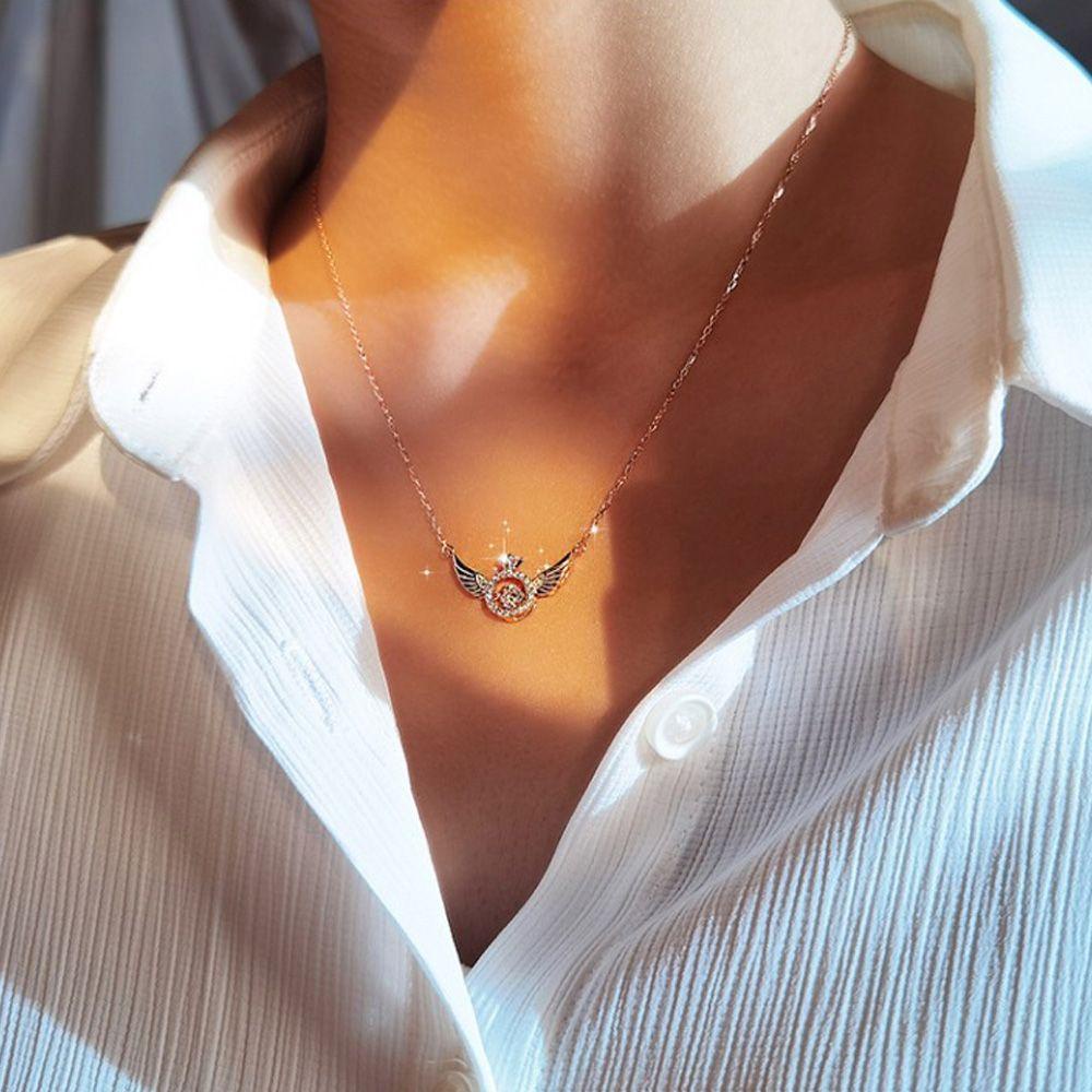 Vòng cổ Mặt Hình Cánh Thiên Thần Thời Trang Mùa Hè Dành Cho Nữ