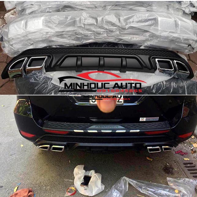 Lip chia pô xe Fortuner