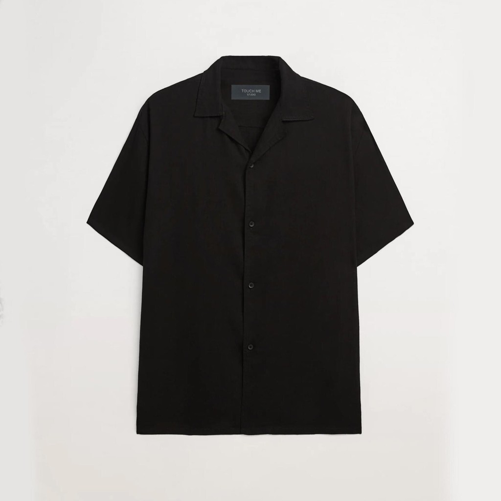 Áo sơ mi nam Cuban Shirt TouchMe chất lụa thoáng mát, cao cấp Monogram FD | Sản phẩm mới 2021