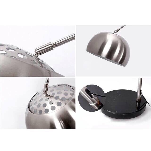 Đèn cây đứng Dáng Cong tăng giảm chiều cao SIZE TO cao cấp, Decor trang trí nội thất HIỆN ĐẠI - Ảnh thật 100%