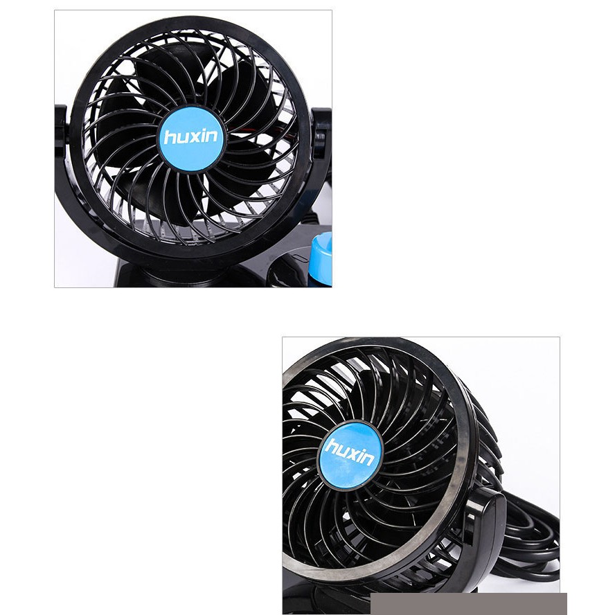 Quạt đôi 12V, 24V để Taplo ô Tô
