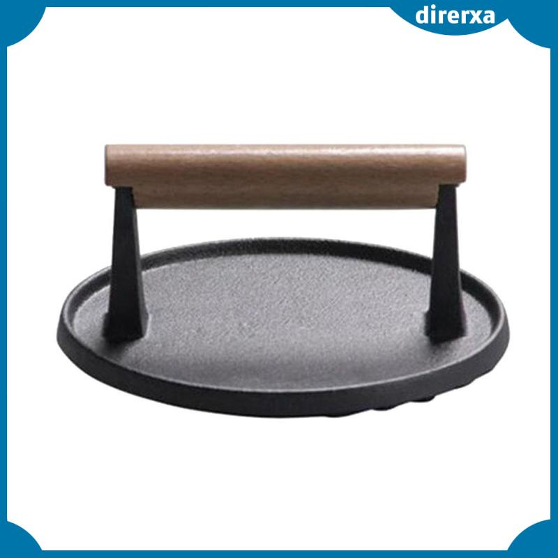 Dụng Cụ Nhấn Thịt Nướng BBQ Có Tay Cầm Bằng Gỗ Tiện Dụng