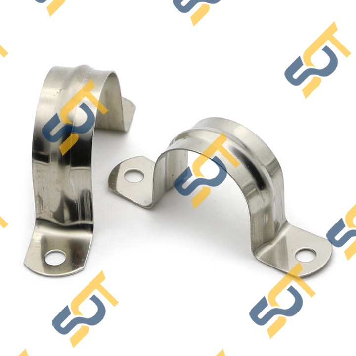 Cùm Ôm Ống, Đai Ôm Ống Omega, Đai Kẹp Ống Inox Giá Rẻ - Túi 10