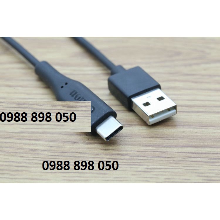 cáp sạc USB sang Type C ngắn 14cm chính hãng