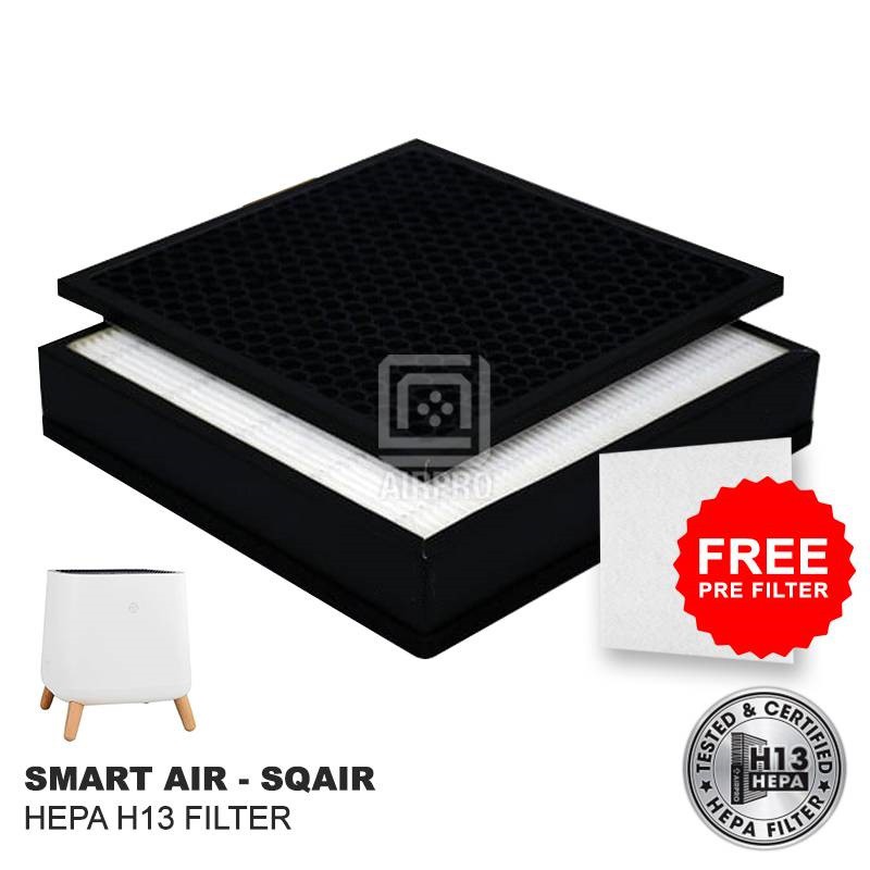 Màng lọc HEPA & CARBON cho máy lọc không khí Sqair Smart Air