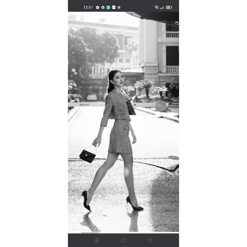 Sét dạ tweed Ivy moda size L