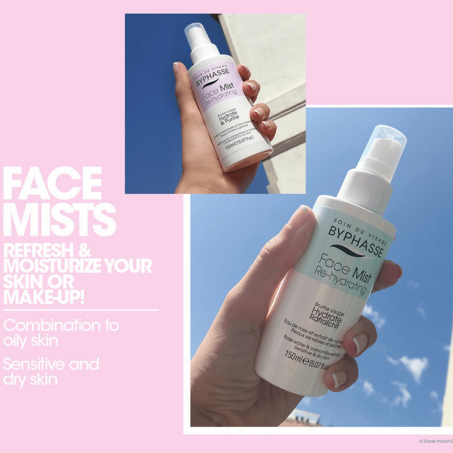 XỊT KHOÁNG KHÓA NỀN BYPHASSE FIX MAKE UP LONG LASTING 150ML