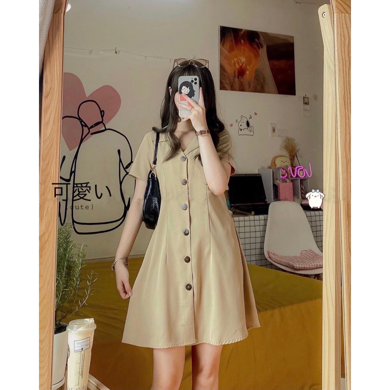 Váy cổ vest dáng minidress | BigBuy360 - bigbuy360.vn