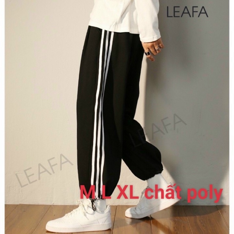 Quần Poly Unisex Dài Ba Sọc KSS214
