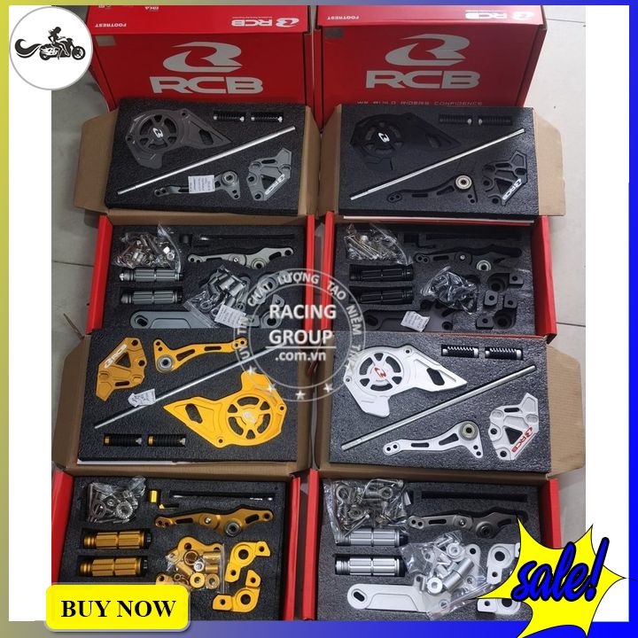 Bộ cần số móc Exciter 150 từ nhôm nguyên khối CNC cao cấp hàng chính hãng RCB