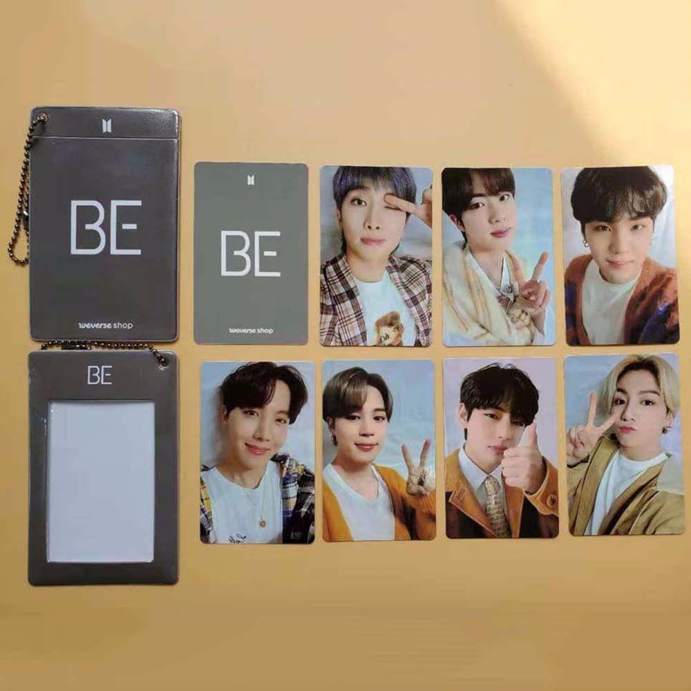Vỏ Bọc Thẻ Ảnh Lomo B-T-S Kèm Móc Khóa In Hình Nhóm Nhạc Hàn Quốc Bangtan Boys