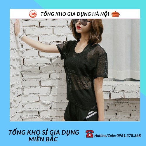 ÁO LƯỚI ĐI BIỂN ,TẬP GYM, YOGA 2083 NHẸ, THOÁNG, ĐẸP