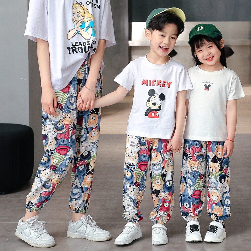 Quần Cotton Ống Rộng 100-150cm Thời Trang Xuân Hè Cho Bé