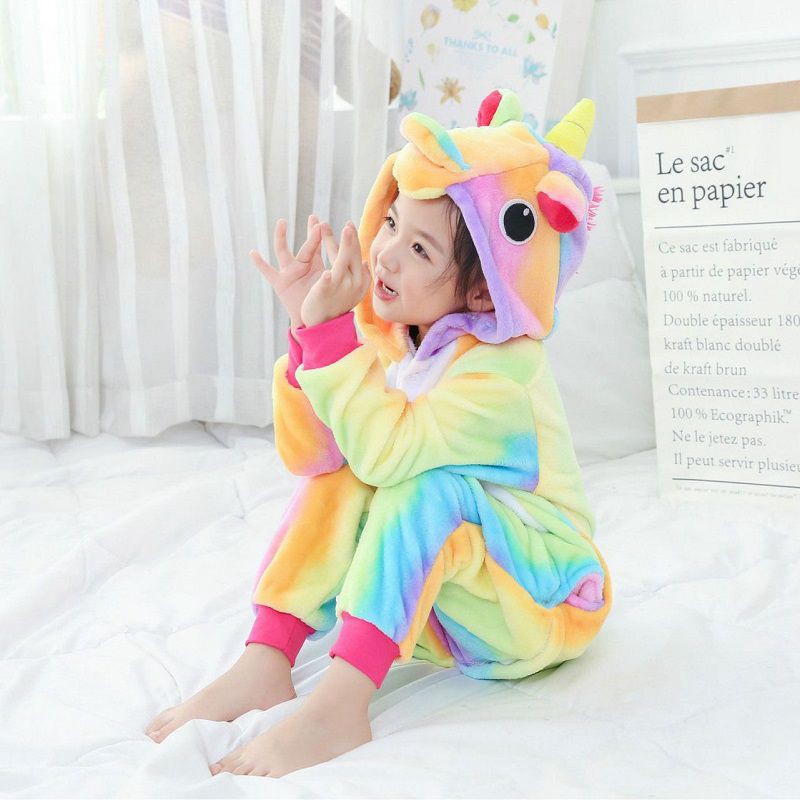 Unicorn bộ đồ ngủ chính thức đồ ngủ cho bé