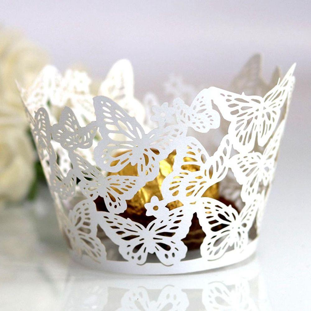 Giấy Gói Bánh Cupcake Cắt Ren Trang Trí Viền Bánh Kem Sinh Nhật DIY