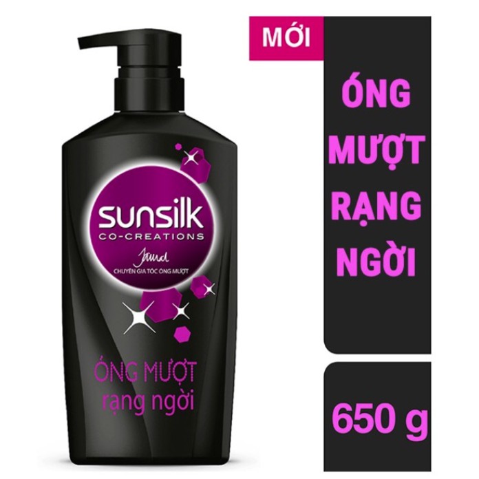 Dầu Gội Sunsilk Óng Mượt Rạng Ngời Chai 650g