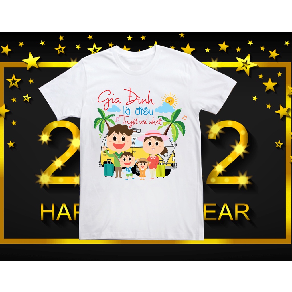 Áo Thun Nhóm thiết kế , gia đình là điều tuyệt vời nhất , đủ size cho cả gia đình 8kg tới 90kg