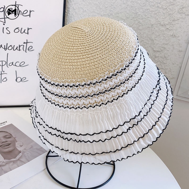 Nón Tai Bèo Đan Rơm Thời Trang Nữ Tính
