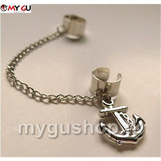 Khuyên tai Mỏ Neo 1 bên cá tính BT16