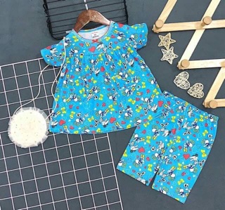 Bộ thun bozip bé gai size đại