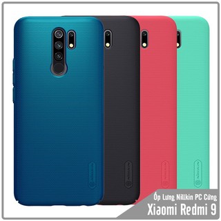 Ốp lưng cho Xiaomi Redmi 9 nhựa PC cứng Nillkin , Vân nhám , chống vân tay