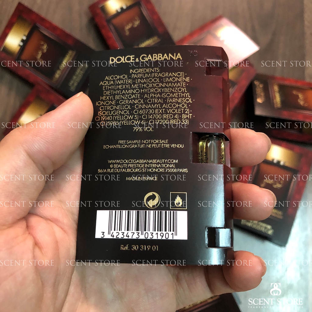 Scentstorevn - Vial chính hãng nước hoa D&amp;G The One Royal Night Exclusive Edition Edp [1.5ml]