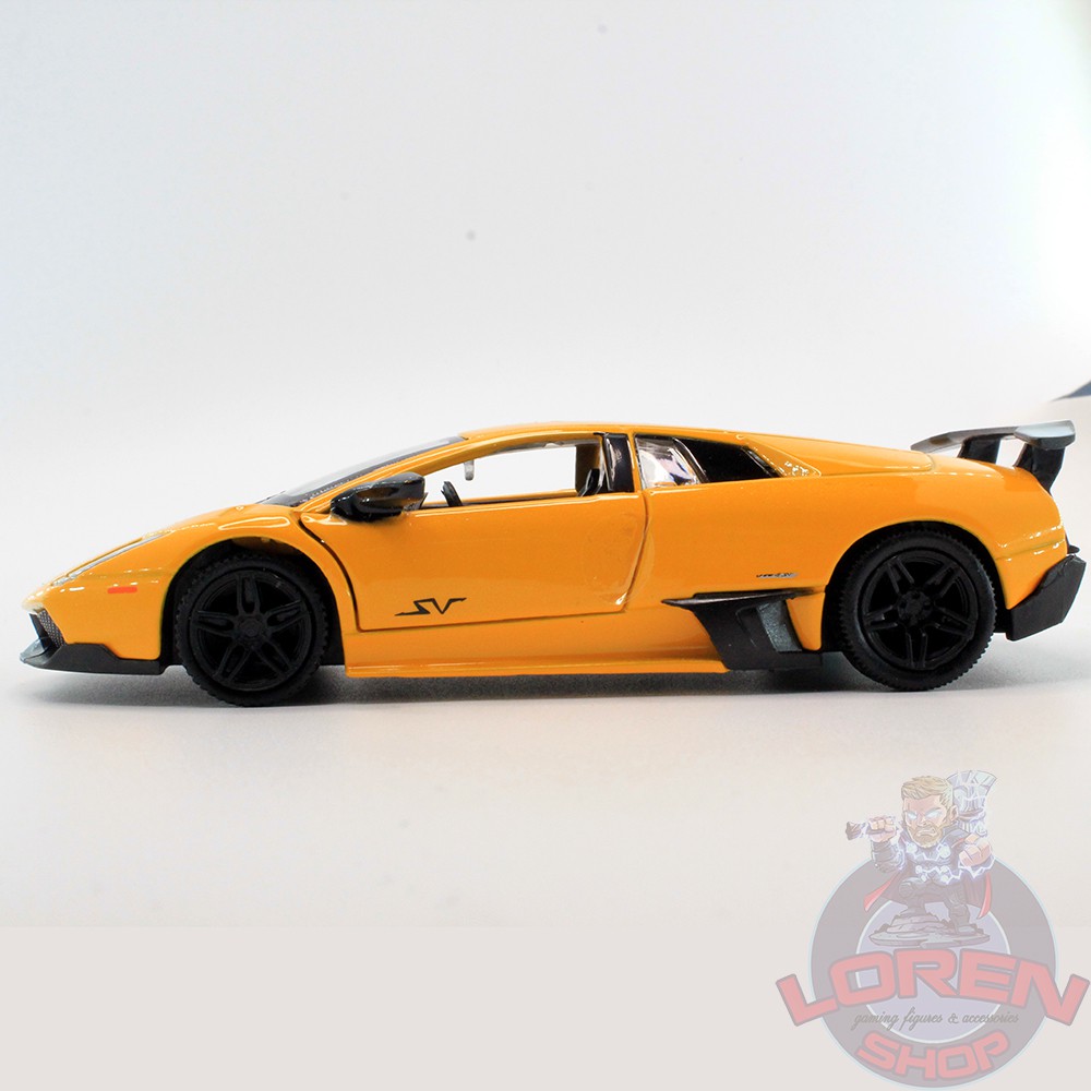 Mô hình ô tô kim loại Lamborghini Murciélago lp670-4 SV tỷ lệ 1:36, siêu xe đồ chơi chạy cót lorenshop
