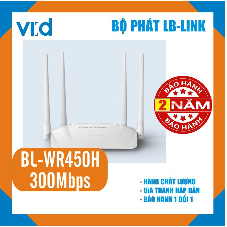 [RẺ VÔ ĐỊCH ]Bộ phát sóng wifi LB-LINK BL-WR450H - Sản phẩm chính hãng - Bảo hành 24 tháng | BigBuy360 - bigbuy360.vn