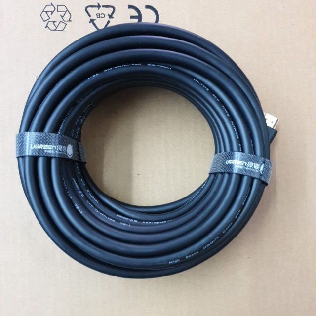 Cáp HDMI tròn dài 2M cao cấp hỗ trợ Ethernet 4K 2K HDMI chính hãng Ugreen UG-10107 Hàng Chính Hãng