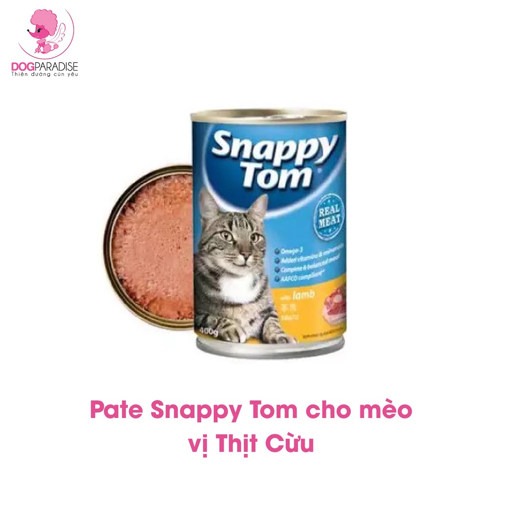 Pate cho mèo Snappy tom 400gr - Dog Paradise