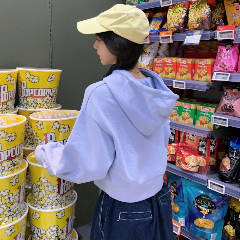 Áo hoodie nữ tay dài dáng rộng 46336 | BigBuy360 - bigbuy360.vn