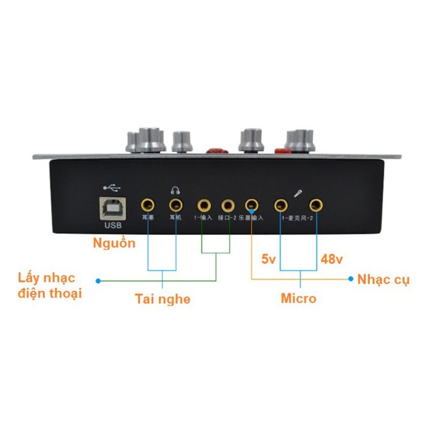 Sound Card thu âm HF-5000 Pro