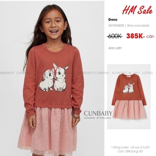 Váy Len Tutu Bé Gái Thỏ Cam HaM