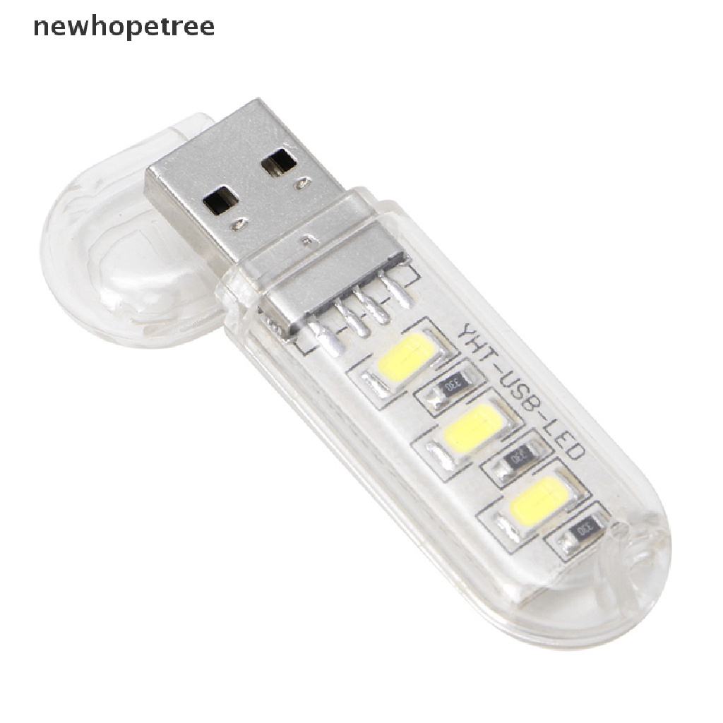 Đèn LED 3 Bóng Mini Di Động Tiện Dụng Cho Cắm Trại