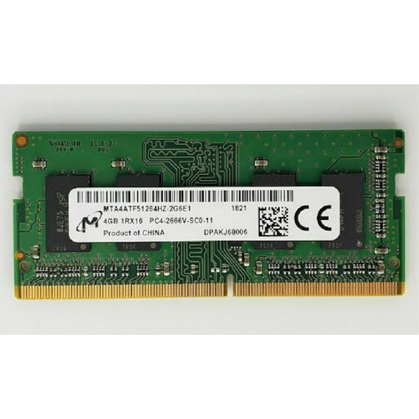 RAM Laptop DDR4 Micron 4GB 8GB 16GB Bus 2666 SODIMM