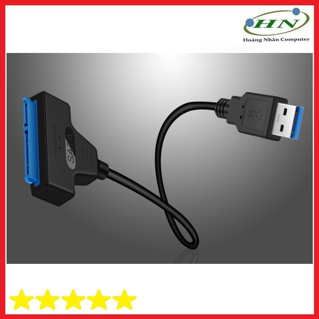 [Mã ELFLASH5 giảm 20K đơn 50K] Cáp Chuyển Đổi Ổ Cứng USB3.0 SATA Sang Cáp USB Hỗ Trợ 2.5 Inch-C3