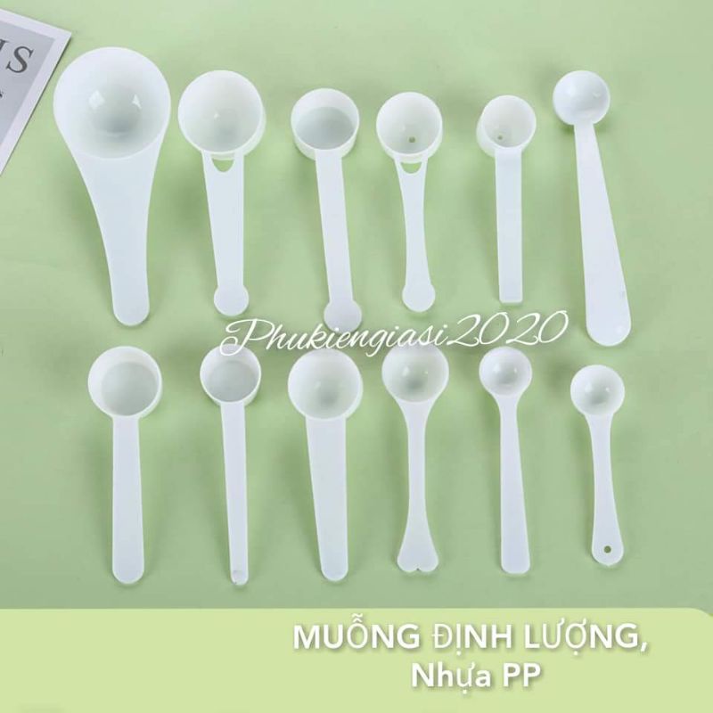 muỗng đong định lượng,khi làm bánh,múc bột,múc kem trong spa