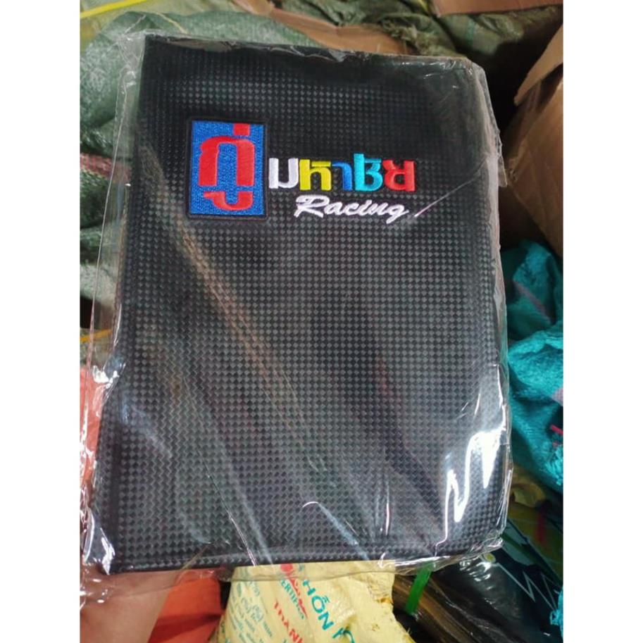 Da yên Thái Chữ Thêu cao cấp dành cho xe số Exciter Winner Dream Wave