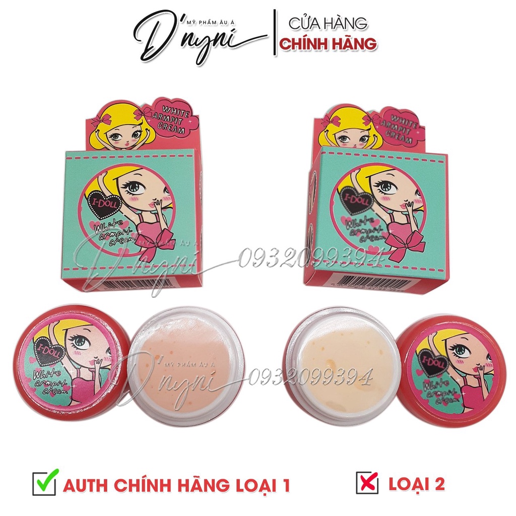 Kem Dưỡng Thâm Nách Trắng Da I-Doll White Armpit Cream 5g Thái Lan